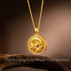 AuraNudge Premium Rotating Pi Xiu Wealth Coil Necklace | 360° Spin for Luck & Prosperity | Investment-Grade Fortune Amulet