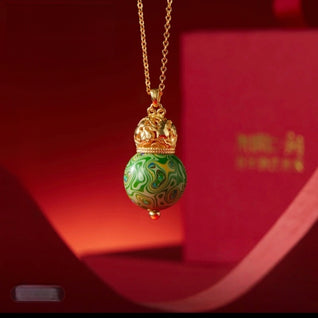 AuraNudge Momentum Gourd: Empower Your Vision with Artisanal Verdigris Brass