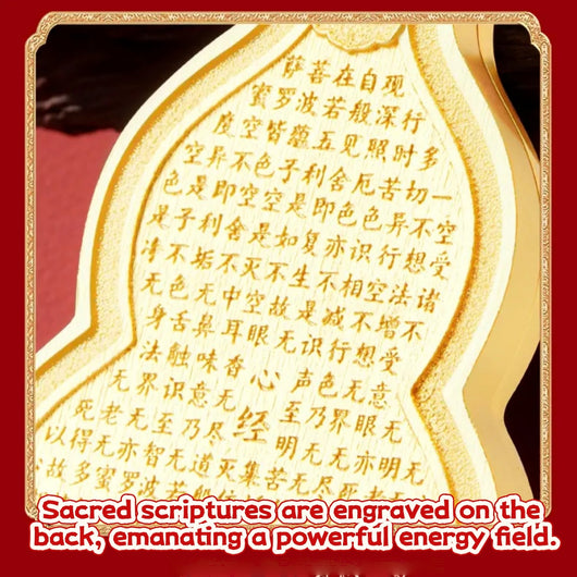 The Resonance Anchor: 24K Gold-Plated Gourd Locket – Mindset Alignment & Inner Balance