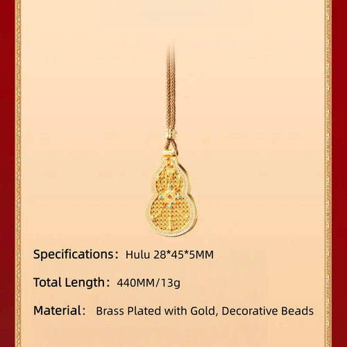 The Resonance Anchor: 24K Gold-Plated Gourd Locket – Mindset Alignment & Inner Balance