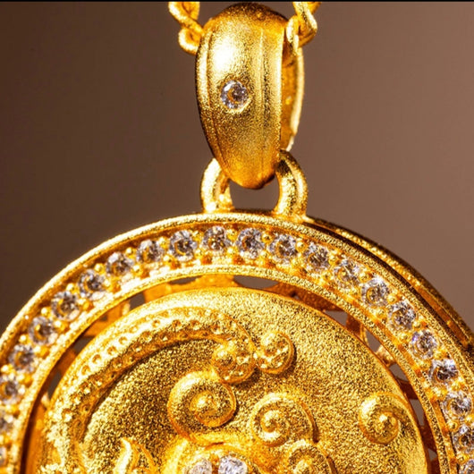 AuraNudge Premium Rotating Pi Xiu Wealth Coil Necklace | 360° Spin for Luck & Prosperity | Investment-Grade Fortune Amulet