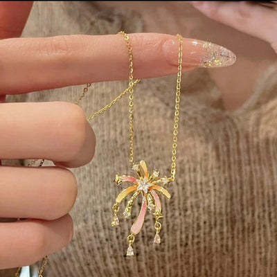 Fireworks Shift: 2-in-1 Fluorescent Kinetic Necklace