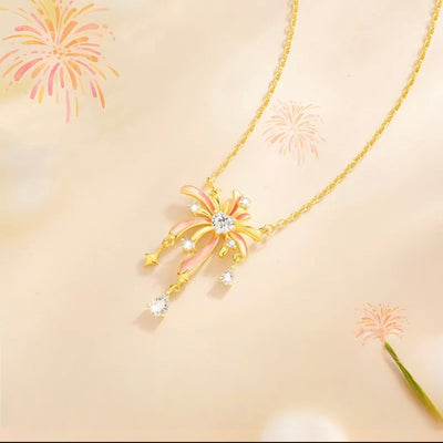 Fireworks Shift: 2-in-1 Fluorescent Kinetic Necklace