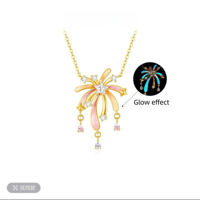 Fireworks Shift: 2-in-1 Fluorescent Kinetic Necklace
