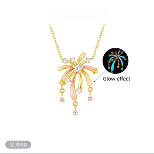 Fireworks Shift: 2-in-1 Fluorescent Kinetic Necklace
