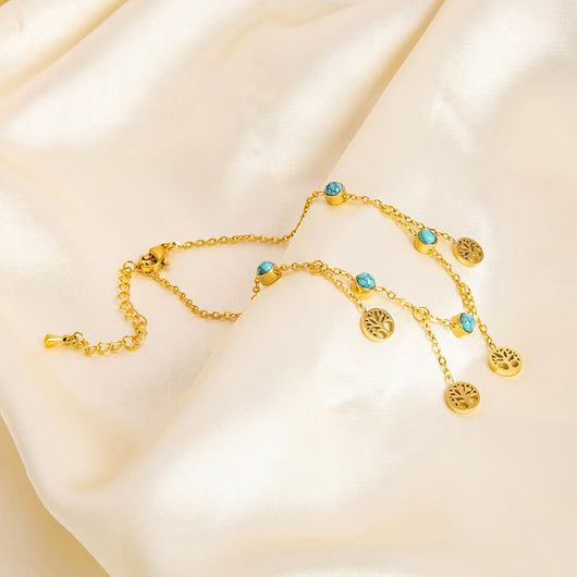 Boho Muse Curated Anklet Set | 3-Piece Mystery Stack