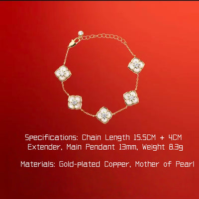 AuraNudge "Serendipity Shell" Manifestation Set - Necklace, Bracelet & Studs