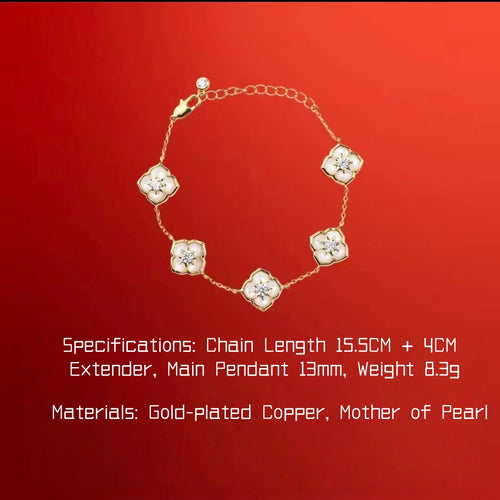 AuraNudge "Serendipity Shell" Manifestation Set - Necklace, Bracelet & Studs