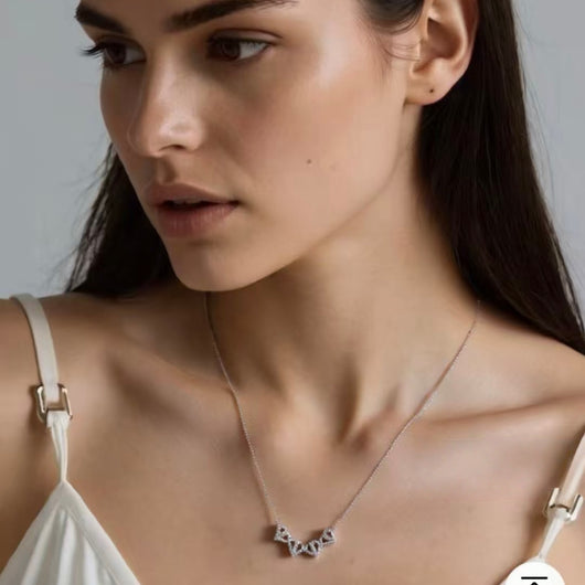 AuraNudge "The Shift" Kinetic Necklace — 2-in-1 Convertible Clover (925 Silver)