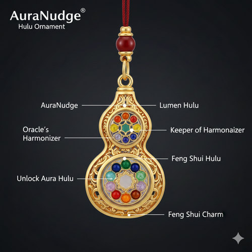 The Resonance Anchor: 24K Gold-Plated Gourd Locket – Mindset Alignment & Inner Balance