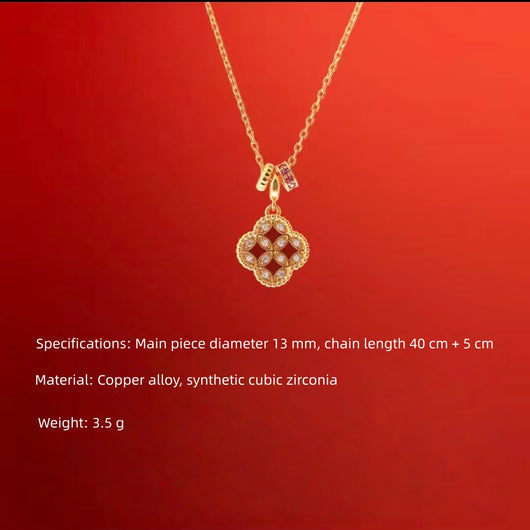 The "Prosperity Quad" Resonance | Aura-Synchronized Four-Leaf Fortune Jewelry