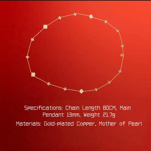 AuraNudge "Serendipity Shell" Manifestation Set - Necklace, Bracelet & Studs