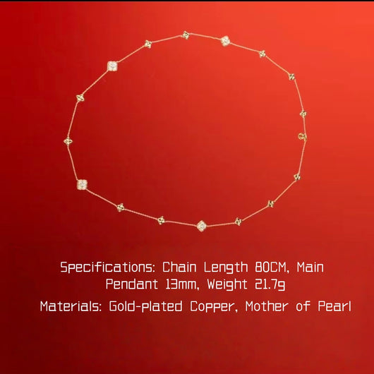 AuraNudge "Serendipity Shell" Manifestation Set - Necklace, Bracelet & Studs