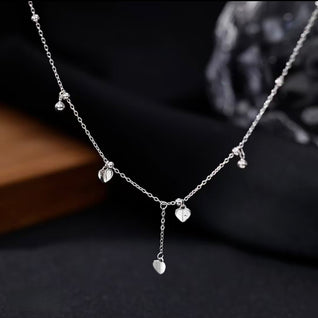 The Dainty Heart Ankle Anchor: 925 Sterling Silver Aesthetic Anklet