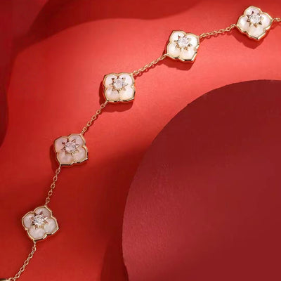 AuraNudge "Serendipity Shell" Manifestation Set - Necklace, Bracelet & Studs