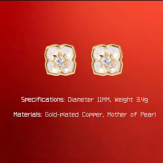 AuraNudge "Serendipity Shell" Manifestation Set - Necklace, Bracelet & Studs