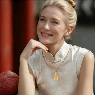 The Resonance Anchor: 24K Gold-Plated Gourd Locket – Mindset Alignment & Inner Balance